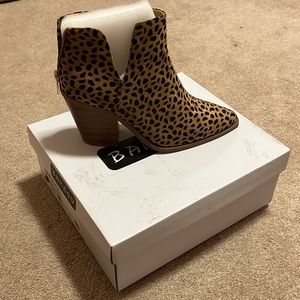 Cheetah Print Ankle boots
